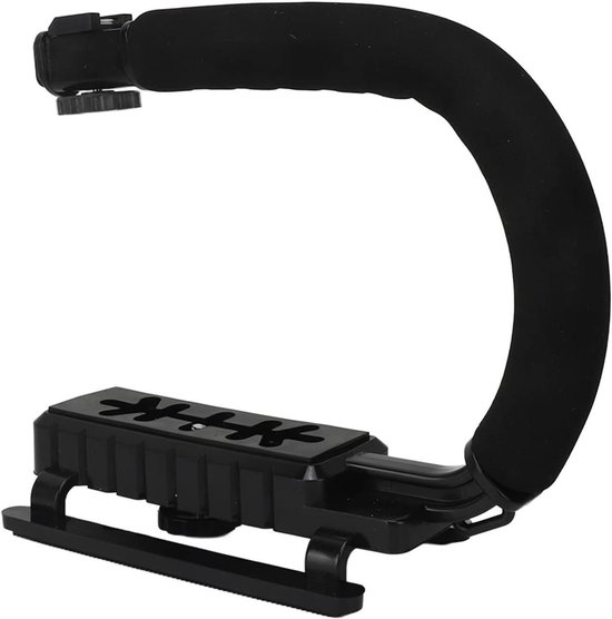 Mantona 1/4 Inch Handgreep – Voor DSLR, Systeemcamera, Flitser, GoPro En Smartphone, Aluminium En Antislip