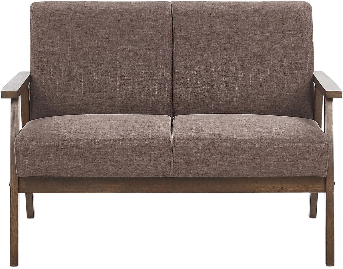 ASNES - Tweezitsbank - Bruin - Polyester