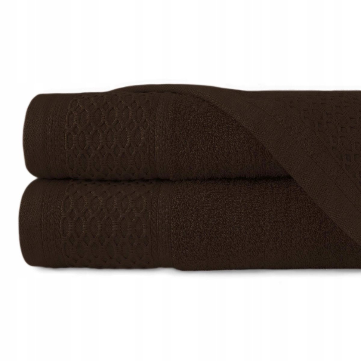 Solano Badhanddoek 70x140 cm - 100% Katoen, Bruin