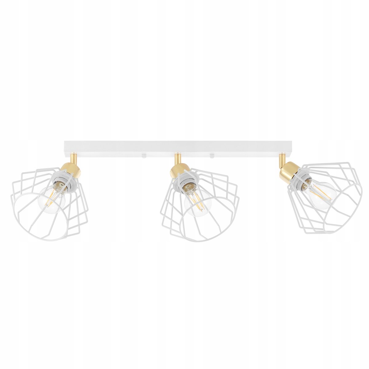 Moderne Plafondlamp Wit Goud - 3xE27 - LX-1372