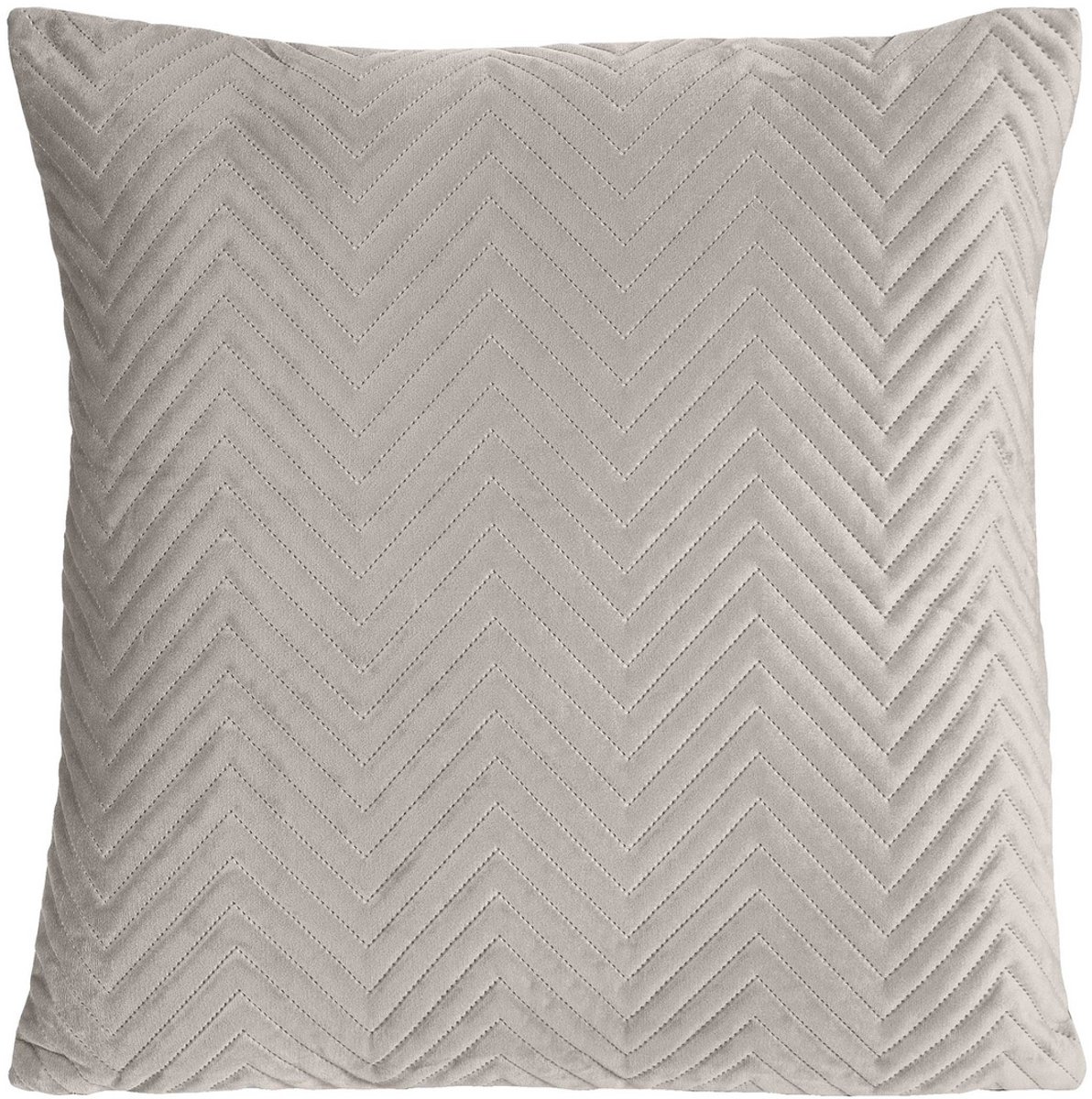 Decoratieve Kussenhoes 45x45cm Sofia Beige - Zacht Velours