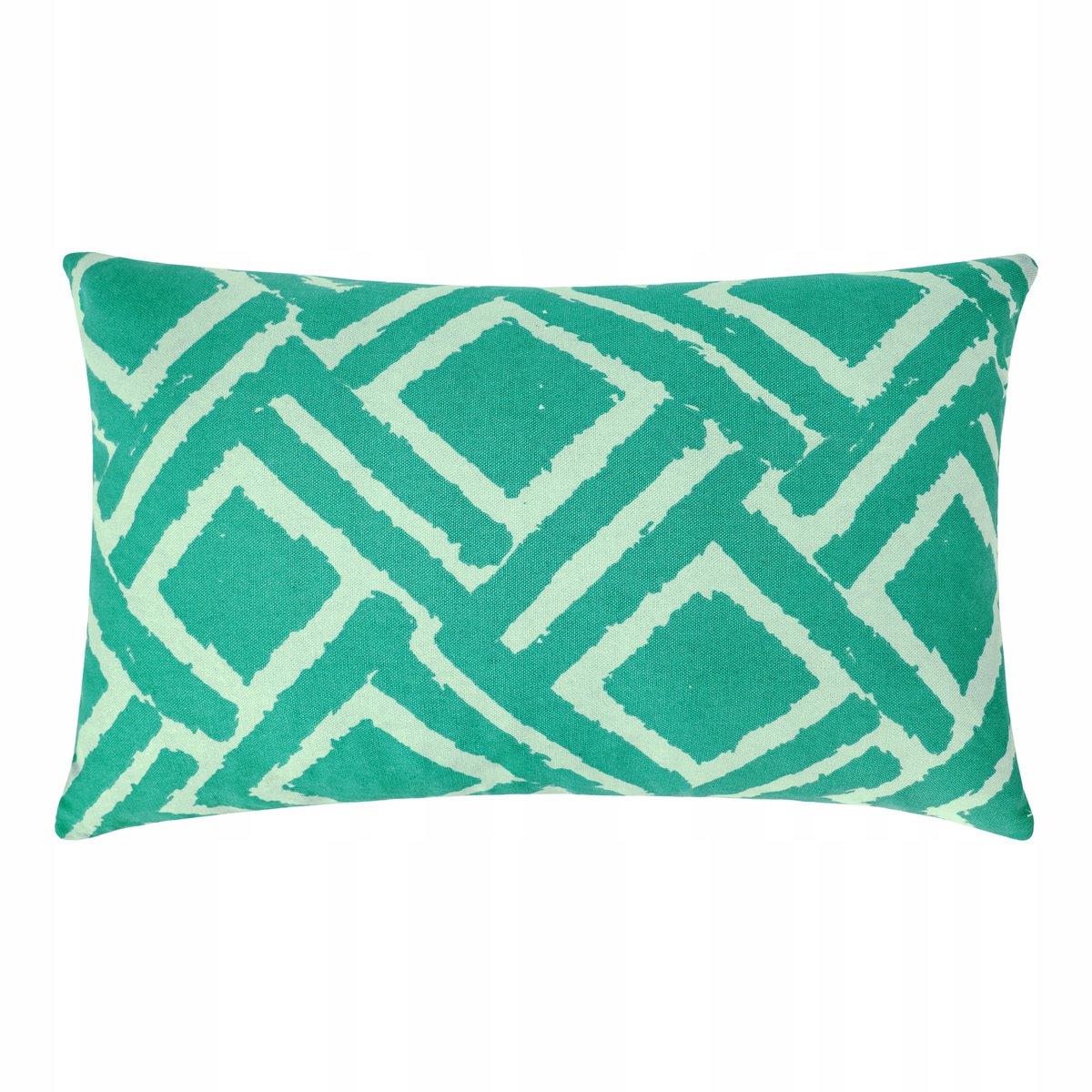 Decoratieve Kussenhoes 30x50cm Mintgroen Geometrisch Katoen