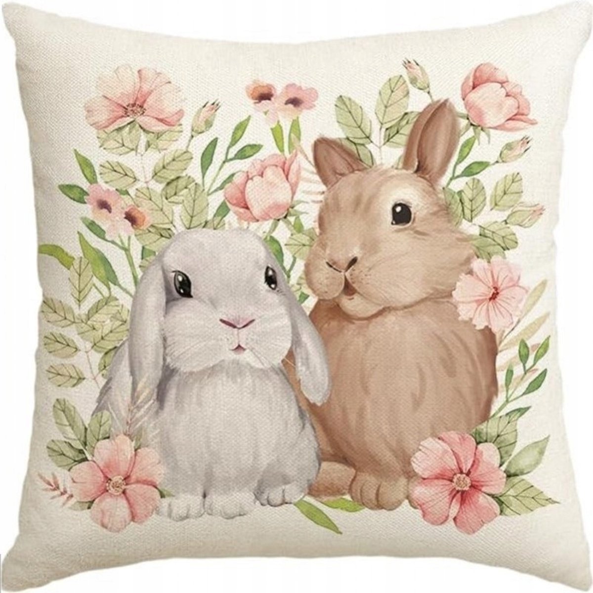 Decoratieve Paaskussenhoes 45x45cm - Lentethema