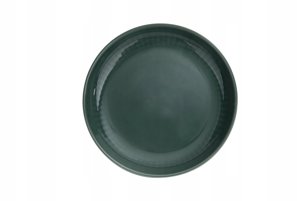 OLIVE MOSAIC platte rand 21 cm - elegant keramiek
