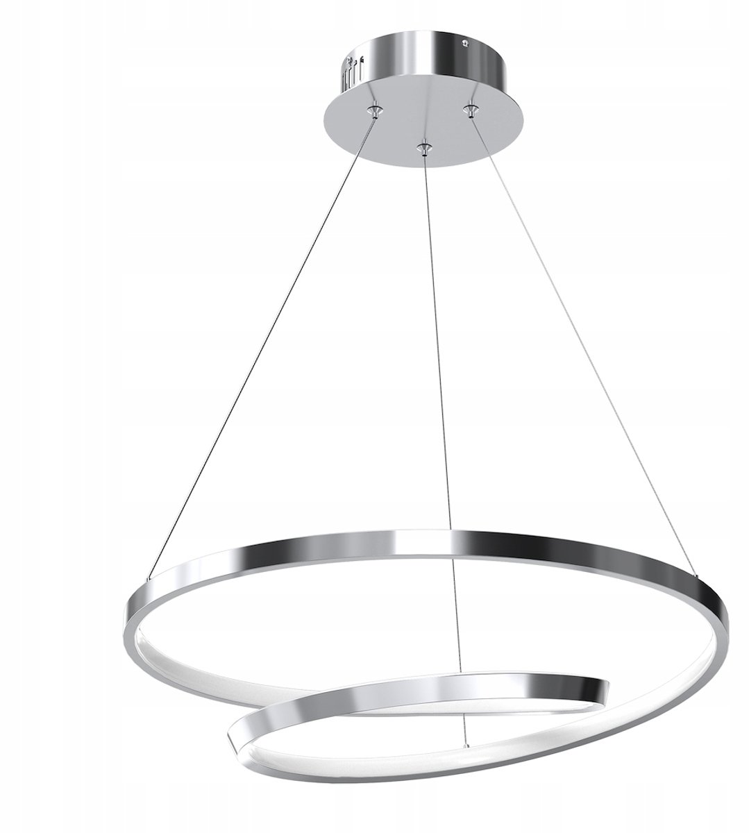 LUCERO LED Hanglamp Chroom 48W - Stijlvol & Energiezuinig
