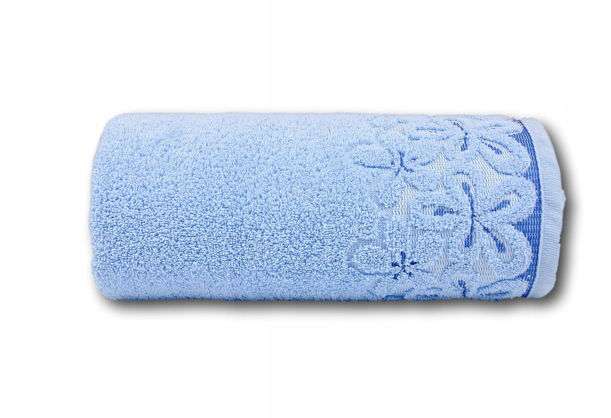 Greno Bella Handdoek 30x50cm - Zacht Blauw Microkatoen