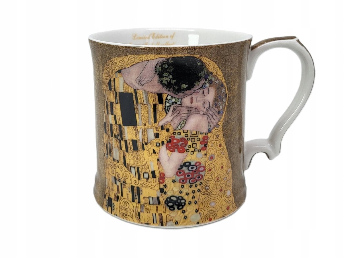 Grote Mok Gustav Klimt "De Kus" 360ml - Elegante porseleinen mok