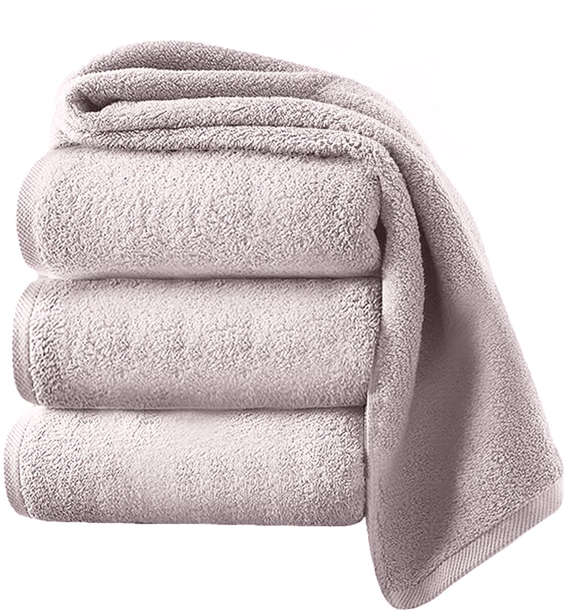 3x Luxe Badhanddoeken 70x140cm 500gsm Beige 100% Katoen