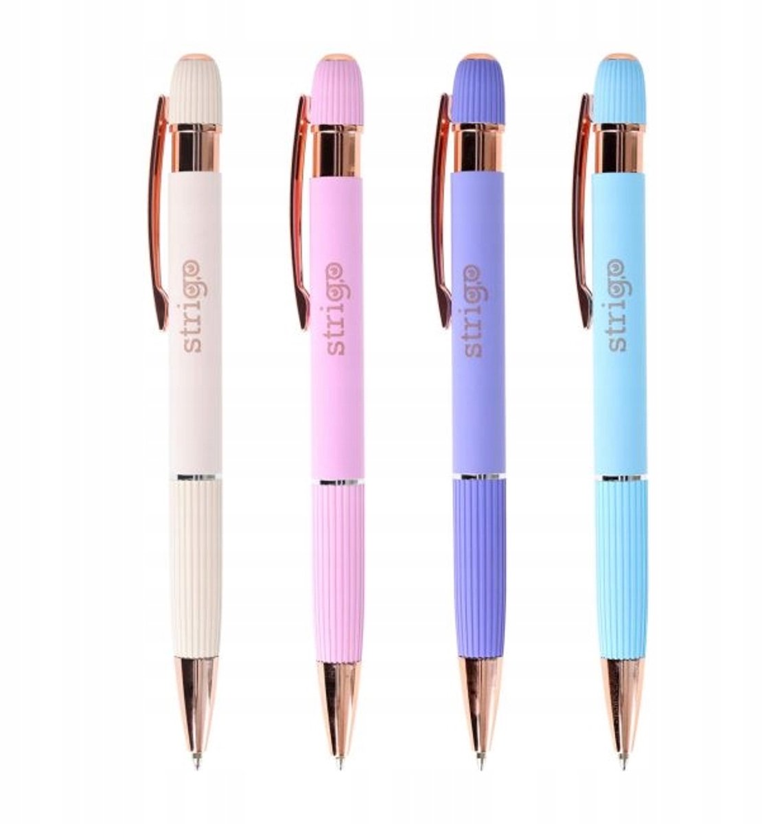 Strigo Candy Gelpen - Automatisch, mixkleuren, blauwe inkt