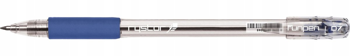 Rystor Fun FN-07 Blauwe Balpen met Ventilerende Dop