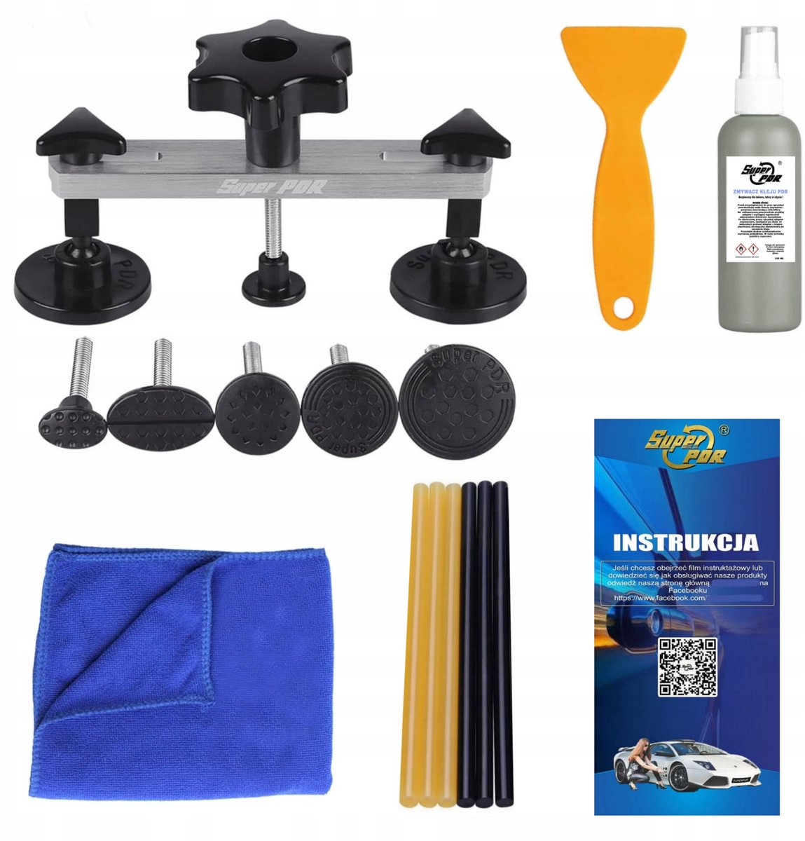 PDR Set voor Deukreparatie - Brug met Lijm