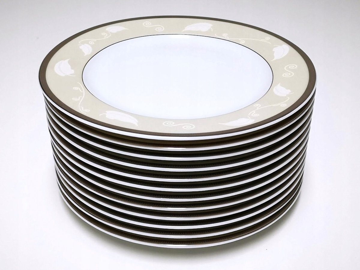 Porseleinen Platte Borden Astra 19cm - Set van 12