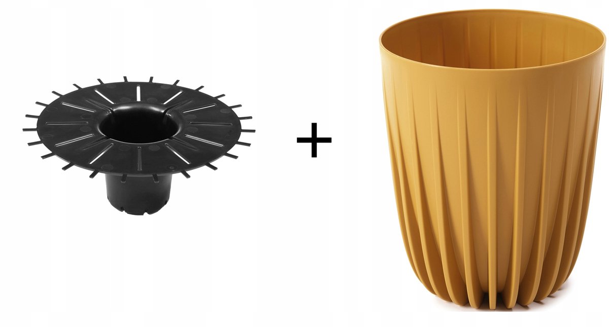 MIRA Pot - Ø30cm H35,6cm - Mosterdgeel