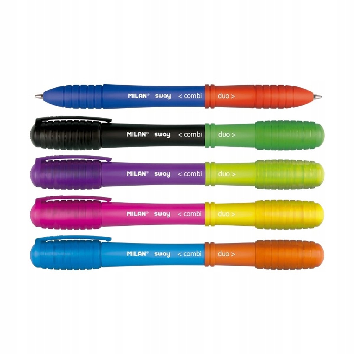 Milan Combi Duo Dubbele Pen - Blauw, 1,0 mm