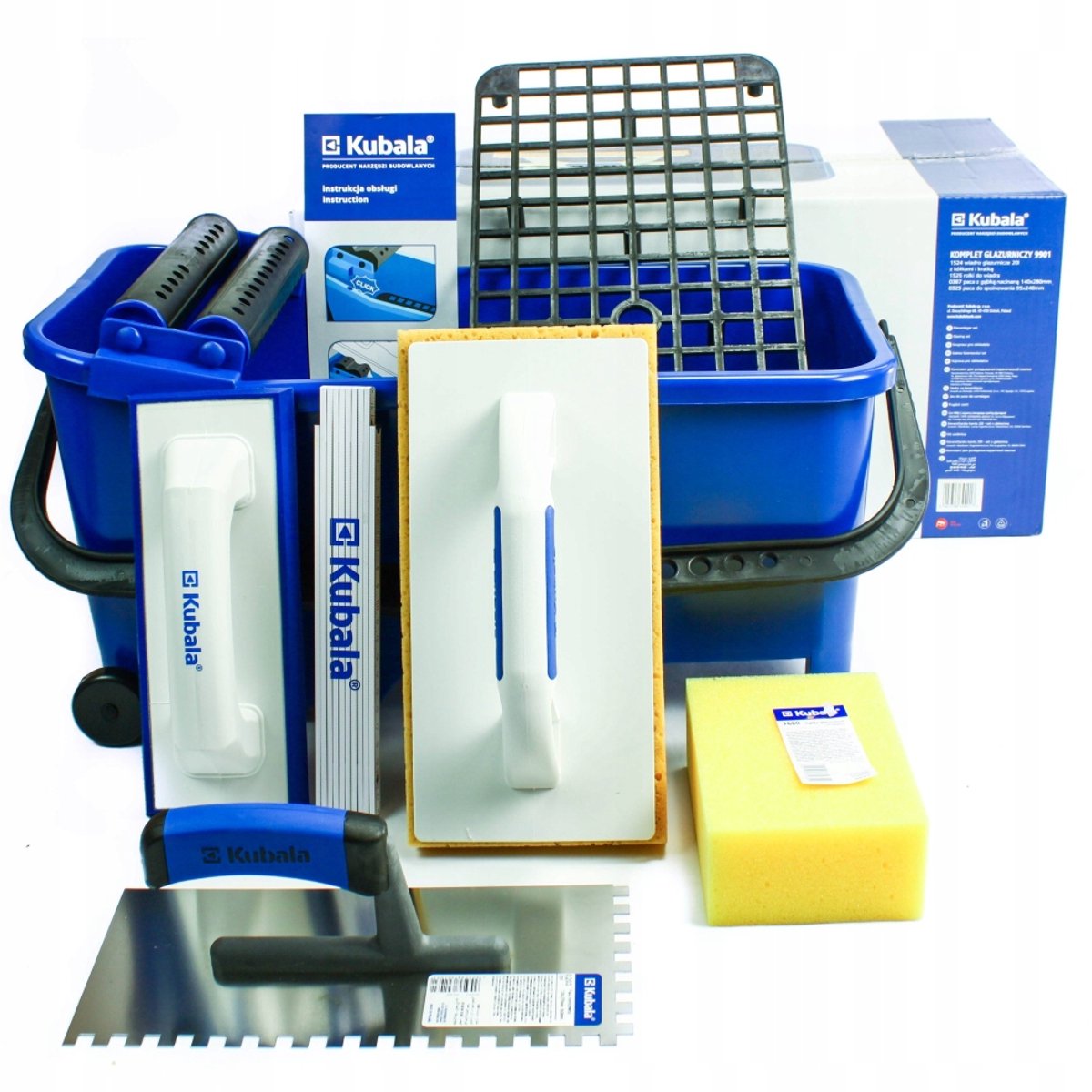 Merkloos Tegelzetters Gereedschap Set - Emmer, Spaan & Gipspons