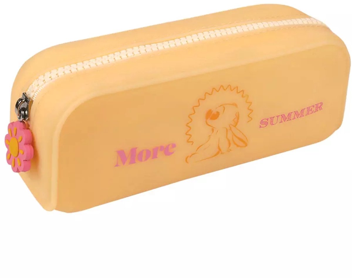 Coolpack Stitch Pennenhouder Tuba - Oranje Siliconen
