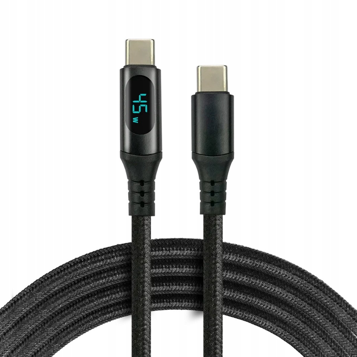 USB-C PD-kabel met display - 3M - 45W - Stroomvoorziening 2.0