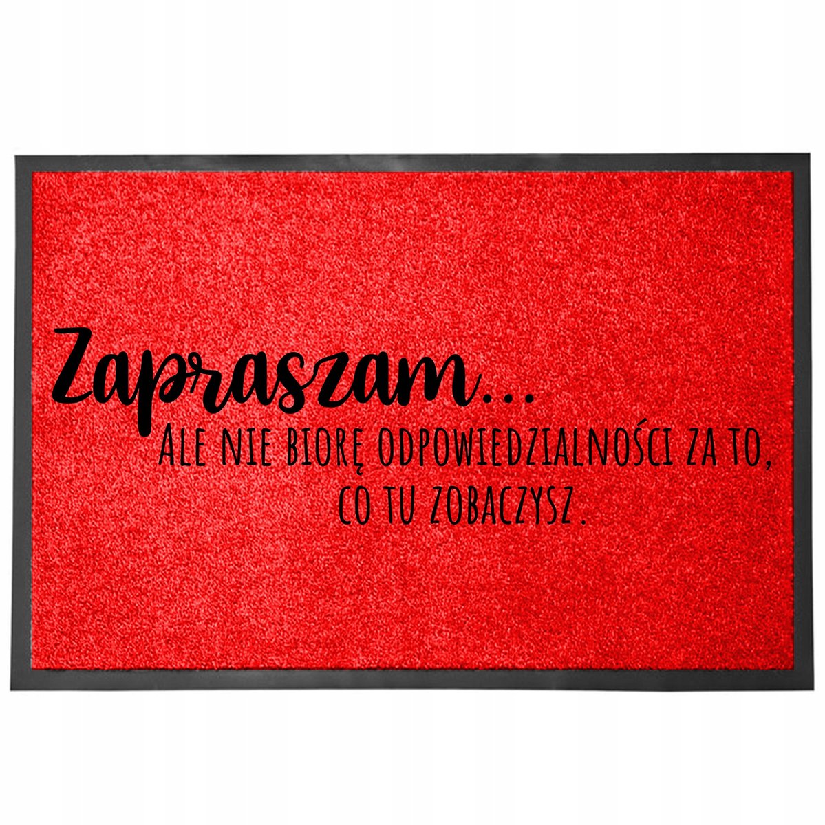 Woonmat Rood 40x60cm - Stijlvolle Entree