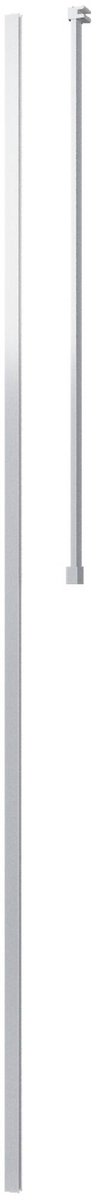 Saqu Modulo montageset 2.0 met wandprofiel en stabilisatiesteun voor Modulo glaswand chroom