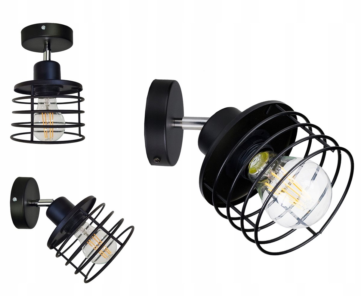Verstelbare Wandlamp Loft Stijl met Veer