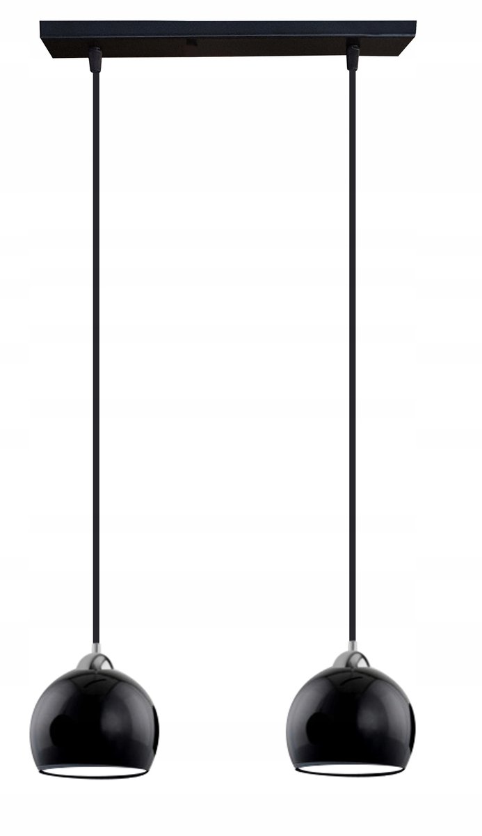 GREGORI 1532 Hanglamp Zwart/Chroom - Stijlvolle Plafondlamp