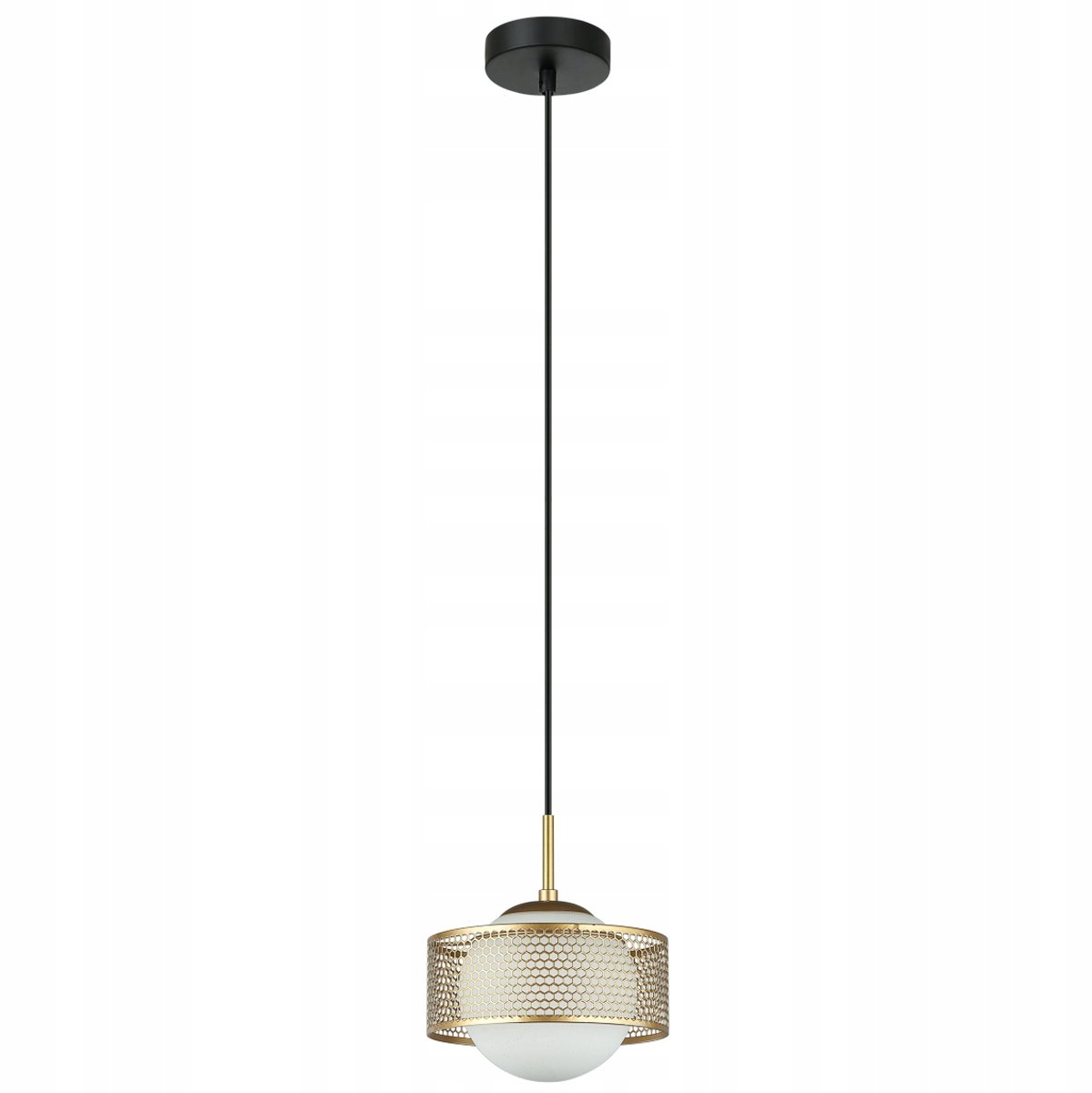Italux Lomica Hanglamp Goud Bol 20cm - E27