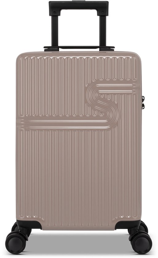 SUITSUIT Handbagage koffer 55x33.5x20 - Handbagage trolley - Lichtgewicht koffer - Reiskoffer - Veilig TSA cijferslot - Signature koffer Ginger Brown - Bruin