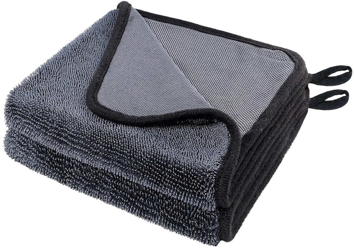 Unyqoos® Set van twee multifunctionele microvezel droogdoeken voor auto en huis