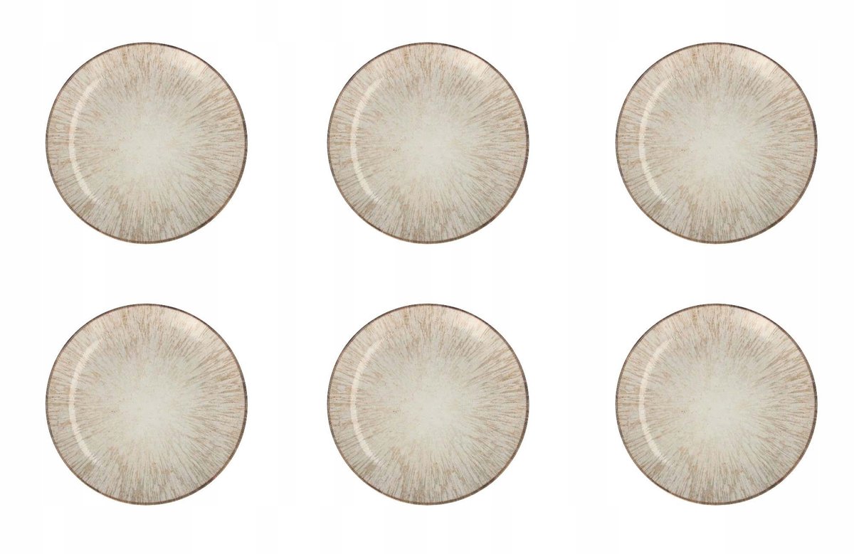 Lubiana Porseleinen Dessertbordenset (6 stuks, 20,5 cm)