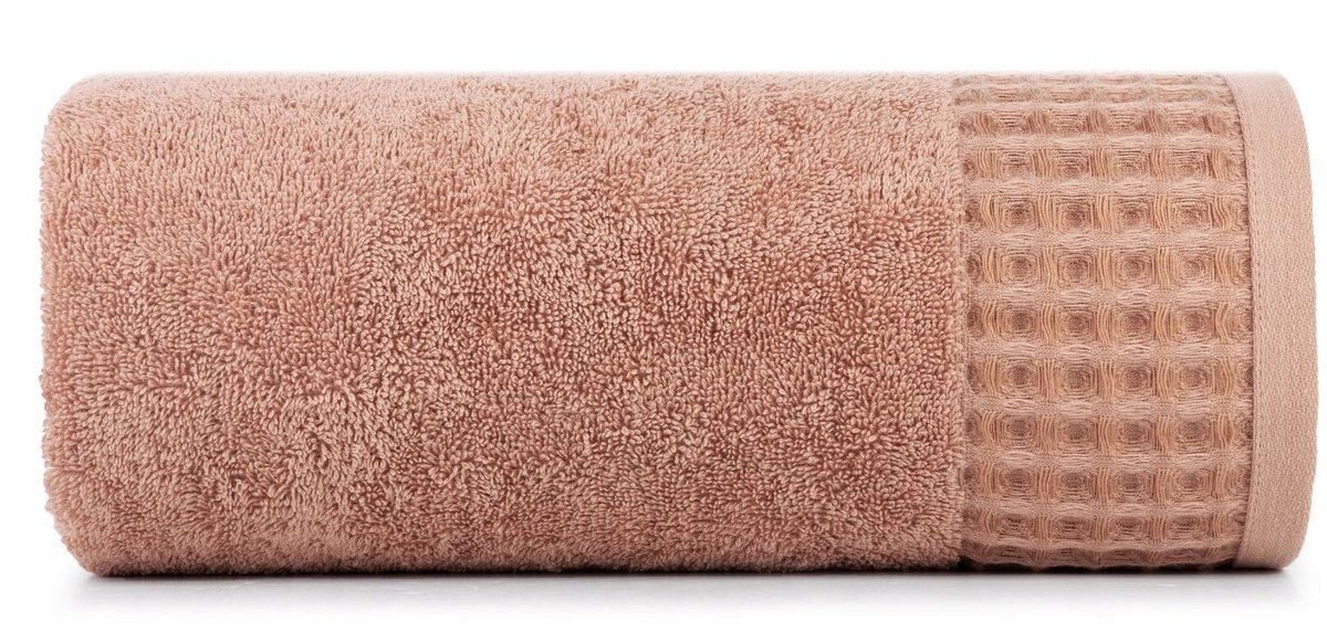 Luxe Katoenen Badhanddoek Avinion 70x140cm - Poederroze