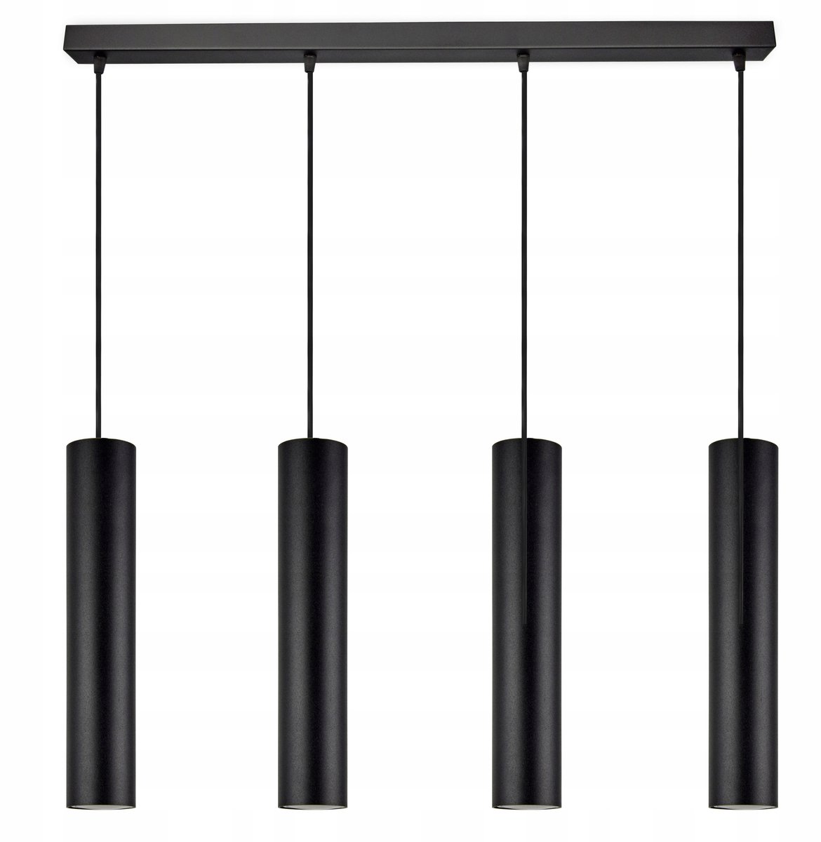 Moderne Hanglamp Zwart Metalal GU10 - 4 Spots, In Hoogte Verstelbaar