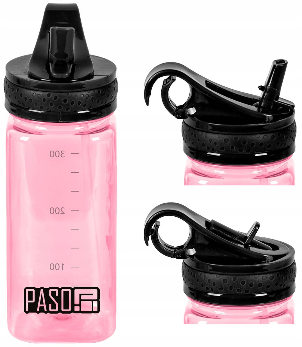 Paso Tritan Bidon 500ml - Roze, BPA-vrij met Handvat