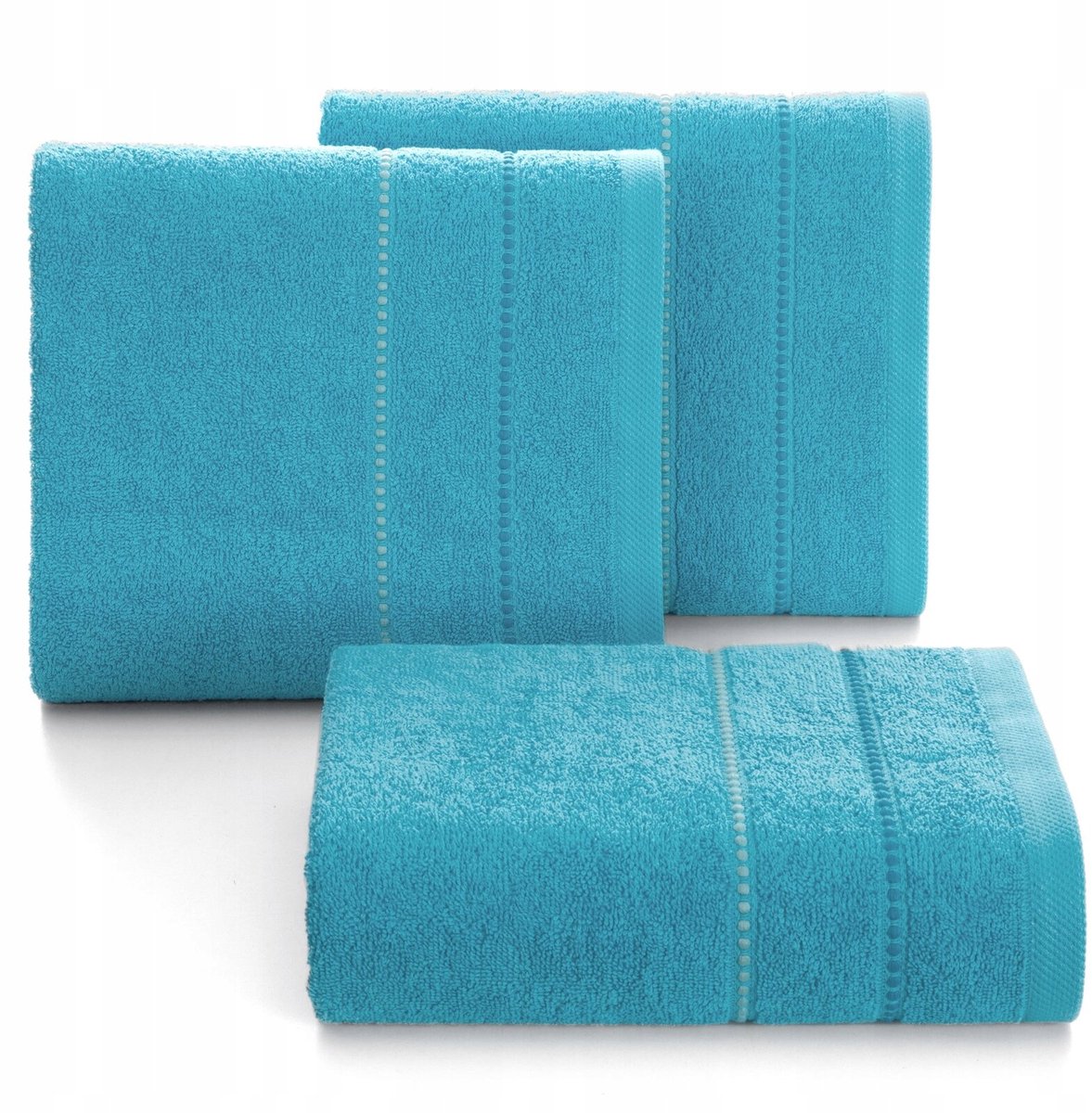 Zachte Katoenen Badstof Handdoek 70x140 cm Blauw 500 GSM