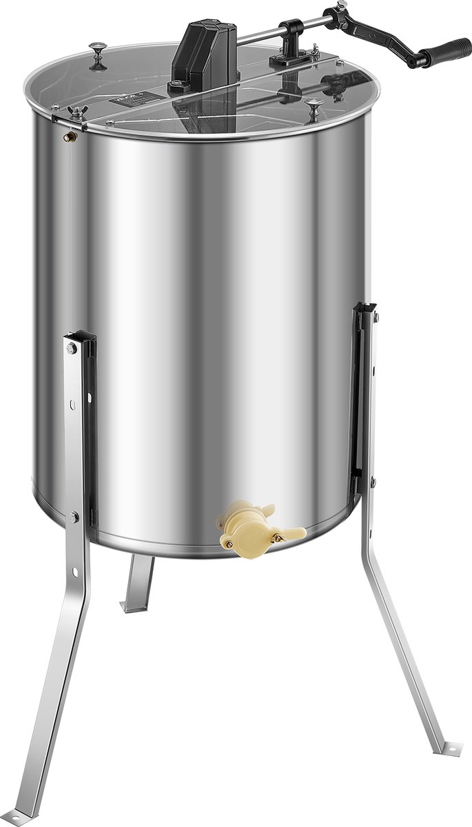 VEVOR Handmatige Honing Extractor Honing Extractor 4/8 Frames TangentiëLe Extractor van Merkloos — afbeelding 2
