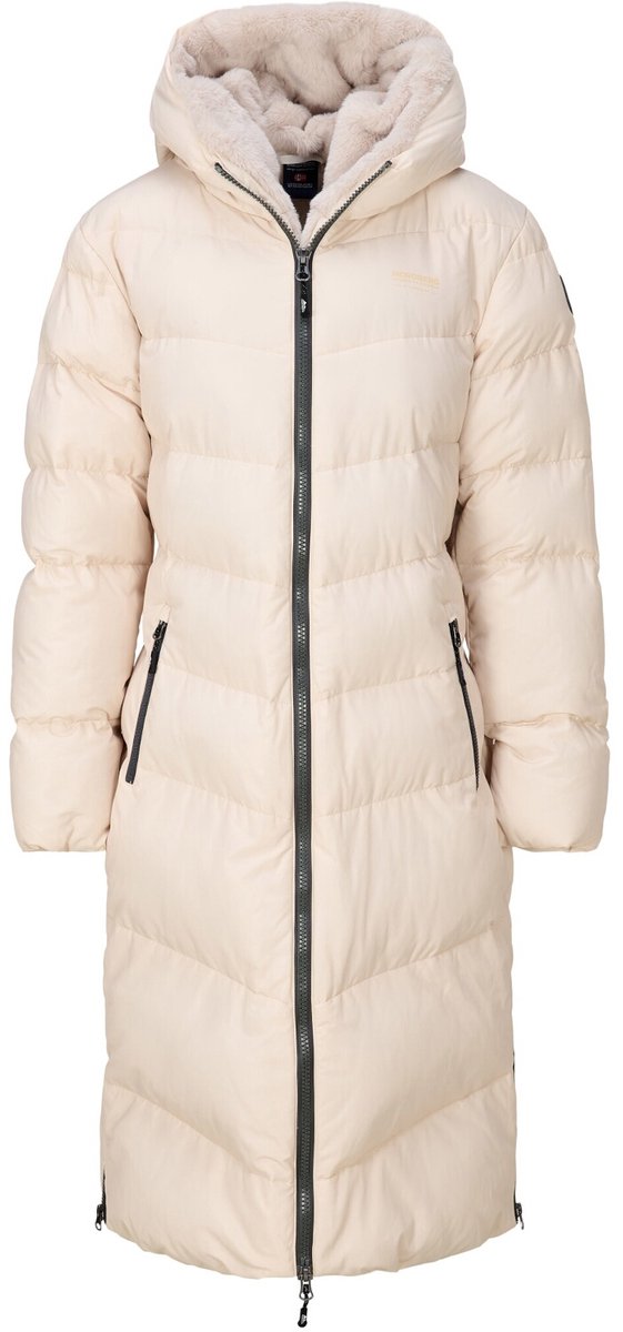 Nordberg Lange Puffer Winterjas Hilary Dames Off Wit