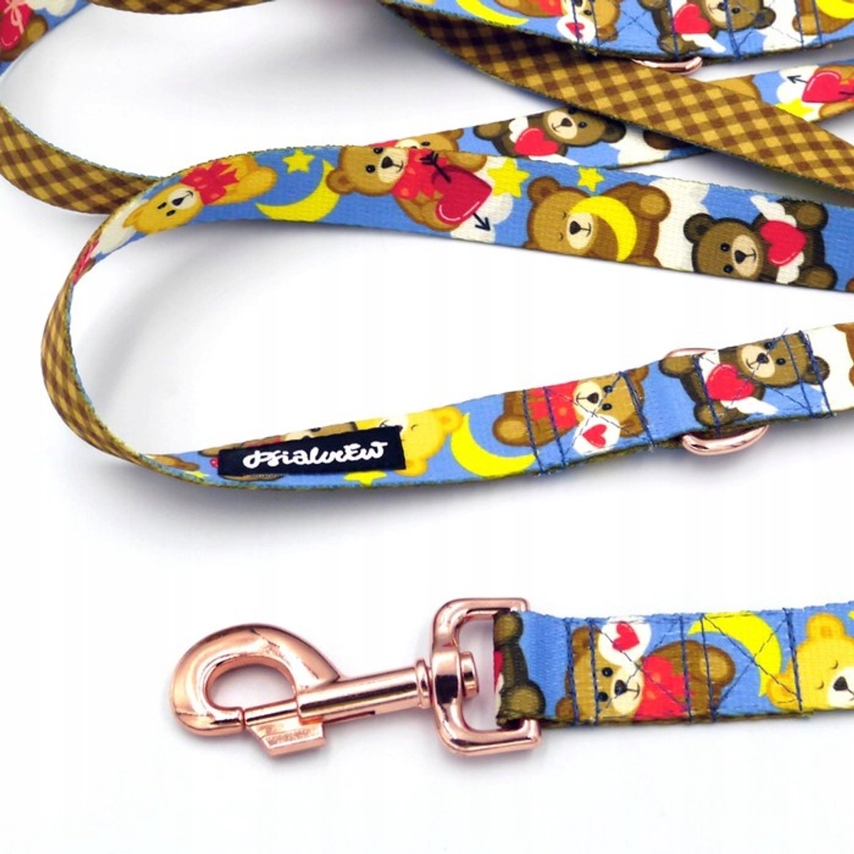 Verstelbare Hondensnoer Teddy Bear Psiakrew 220 cm