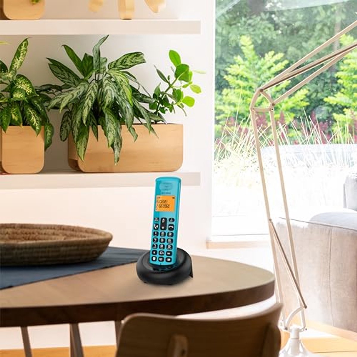 Draadloze DECT-telefoon met groot display, handsfree functie en oproepblokkeer