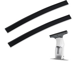 2 Stuks Vervangstrip Rubber 280 mm Geschikt voor Kärcher accu raamzuiger WV1 WV2 WV5 - Streepvrije reiniging - Voor alle gladde oppervlakken - Dubbelzijdige trekker - Rubber