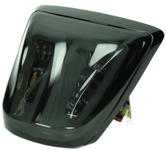 Achterlicht Power1 LED Tube Smoke / Glans Zwart Vespa Primavera, Sprint — afbeelding 2