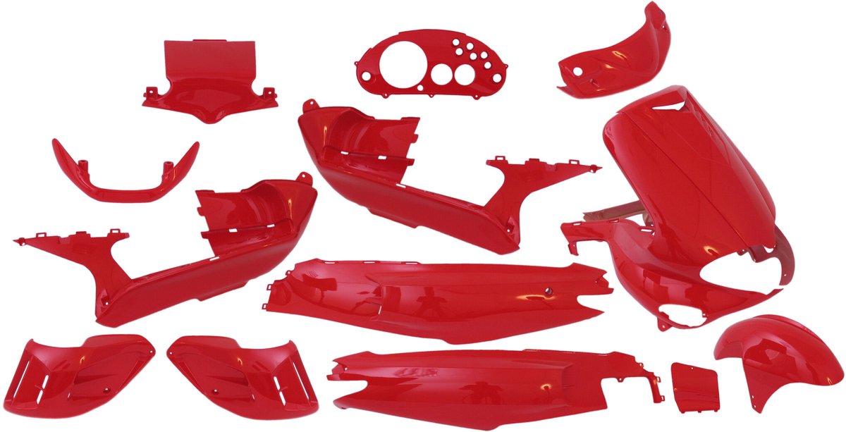 Plaatset Gilera Runner tot bj.08-2005 15 delig rood glans