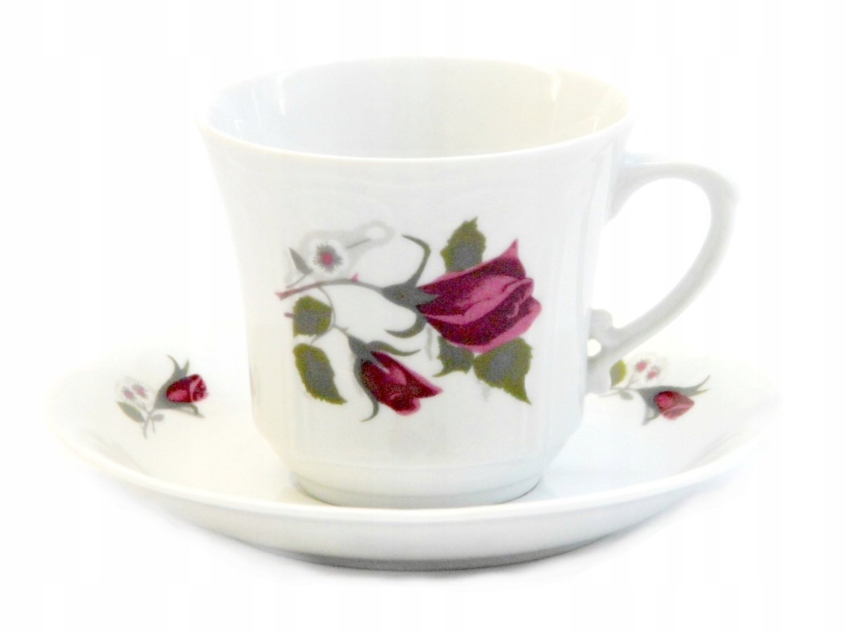 Chodzież Kamelia Porseleinen Kop in Schotel 250ml Decor 990