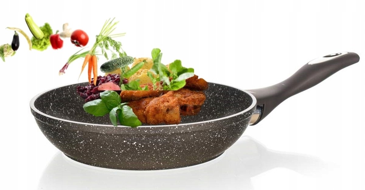 Banquete Premium Brown Aluminium Koekenpan 20cm - Anti-aanbak & Inductie