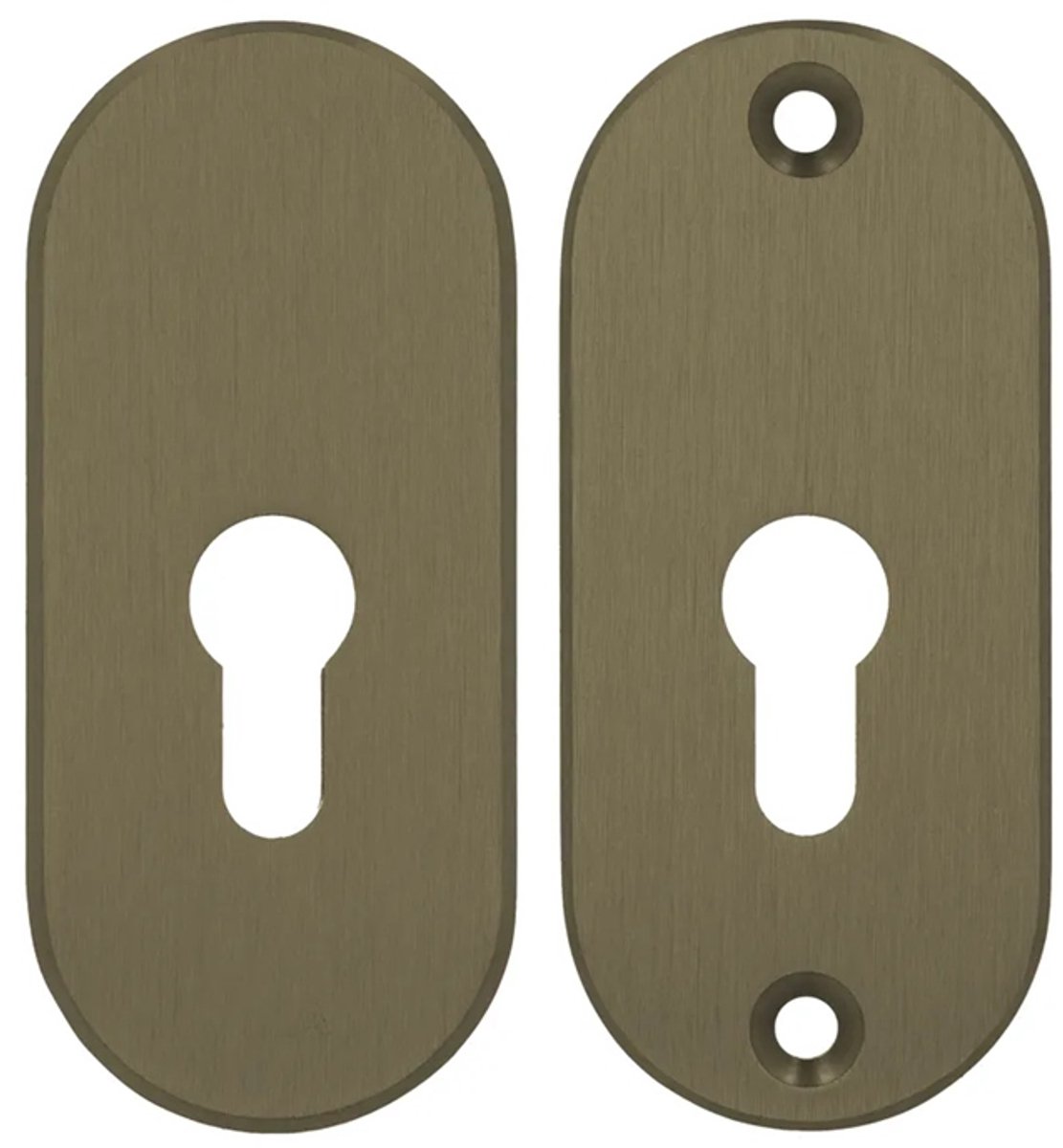 AXA QUEBEC Rozet Deurkruk Oud Goud 117mm Aluminium