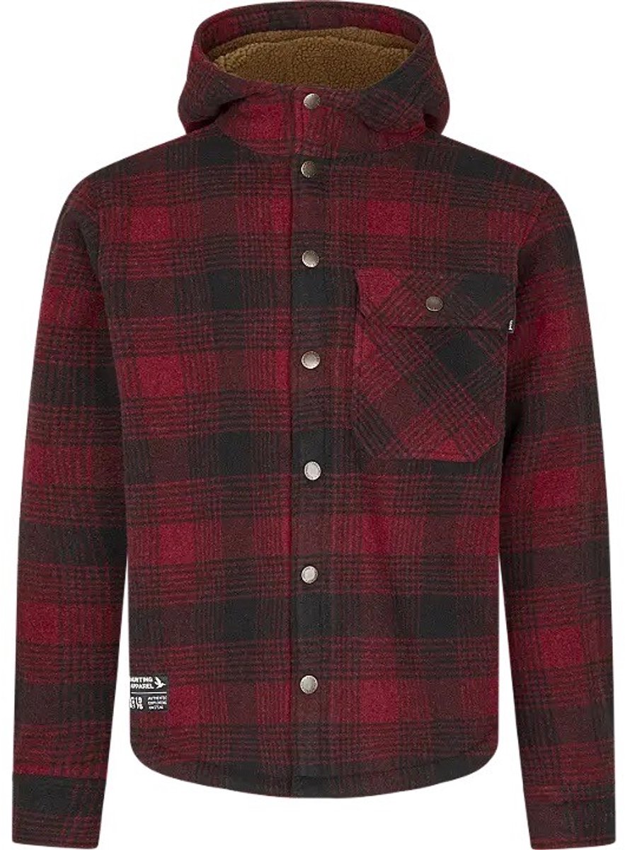 Seeland Canada Yukon Jack Outdoorjas Houthakkers Jas check 2XL Rood
