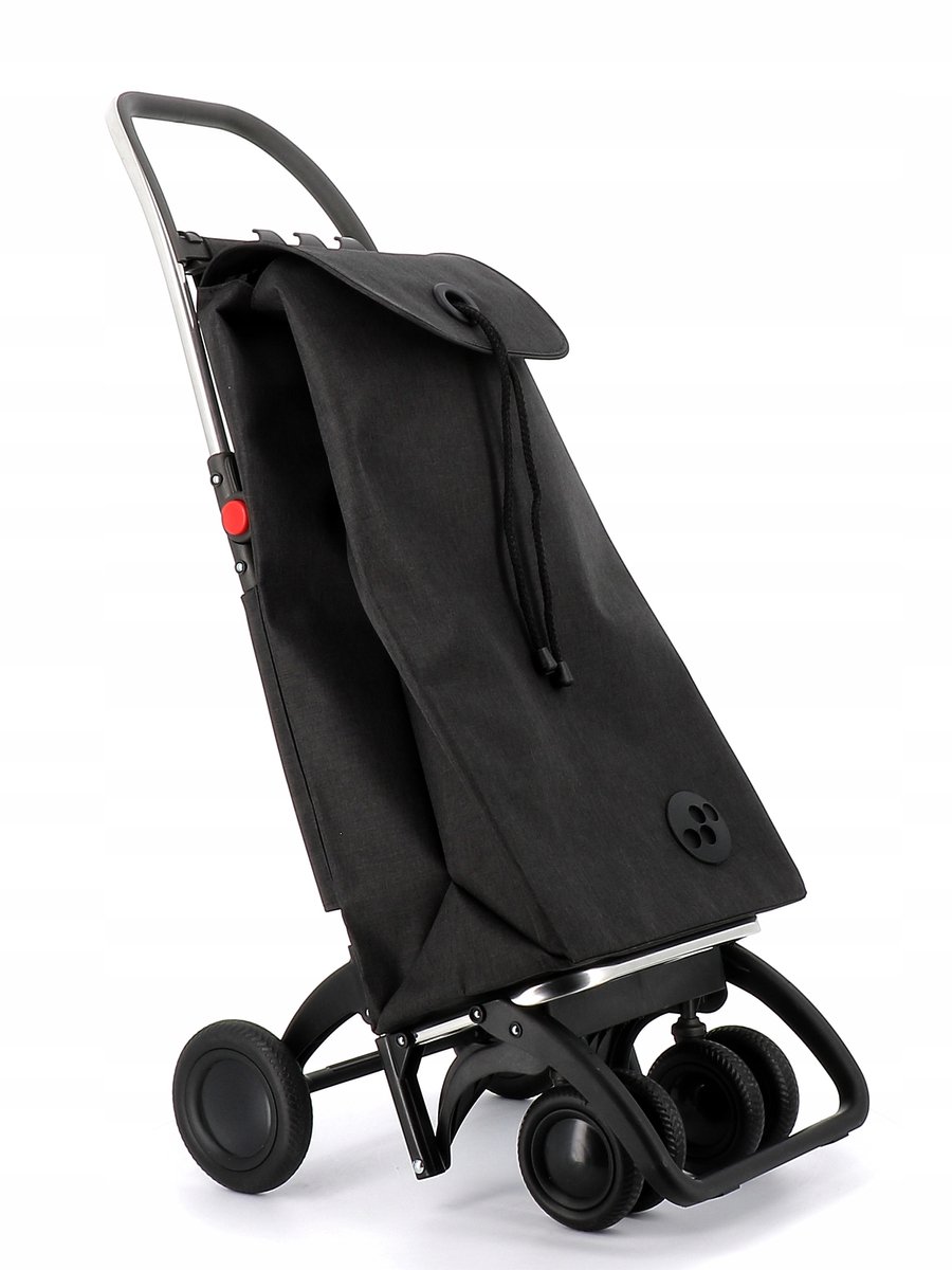 Rolser I-Max Tweed 4L TOUR boodschappentrolley - 4 zwenkwielen, zwart