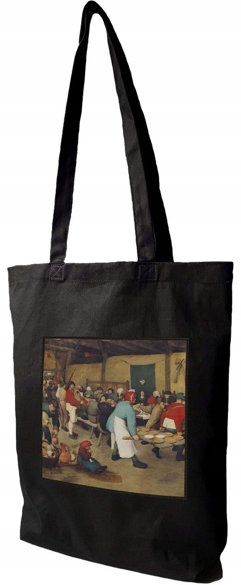 Shopper Tas met Pieter Bruegel Opdruk - Handgemaakt op Bestelling