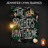 Boekcover van "The Brothers Hawthorne" van Jennifer Lynn Barnes, met een kroon, zakhorloge en lampje.
