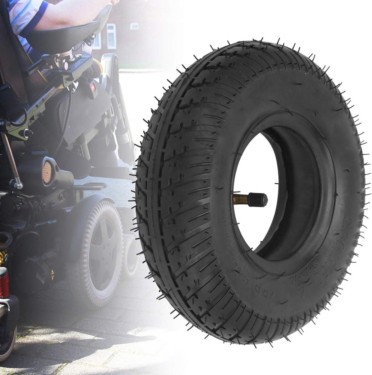 Scooterband 2.80-2.50-4 voor ouderen mobiliteit elektrische scooter - wiel binnenband - vervanging - Scooterband - €97,99