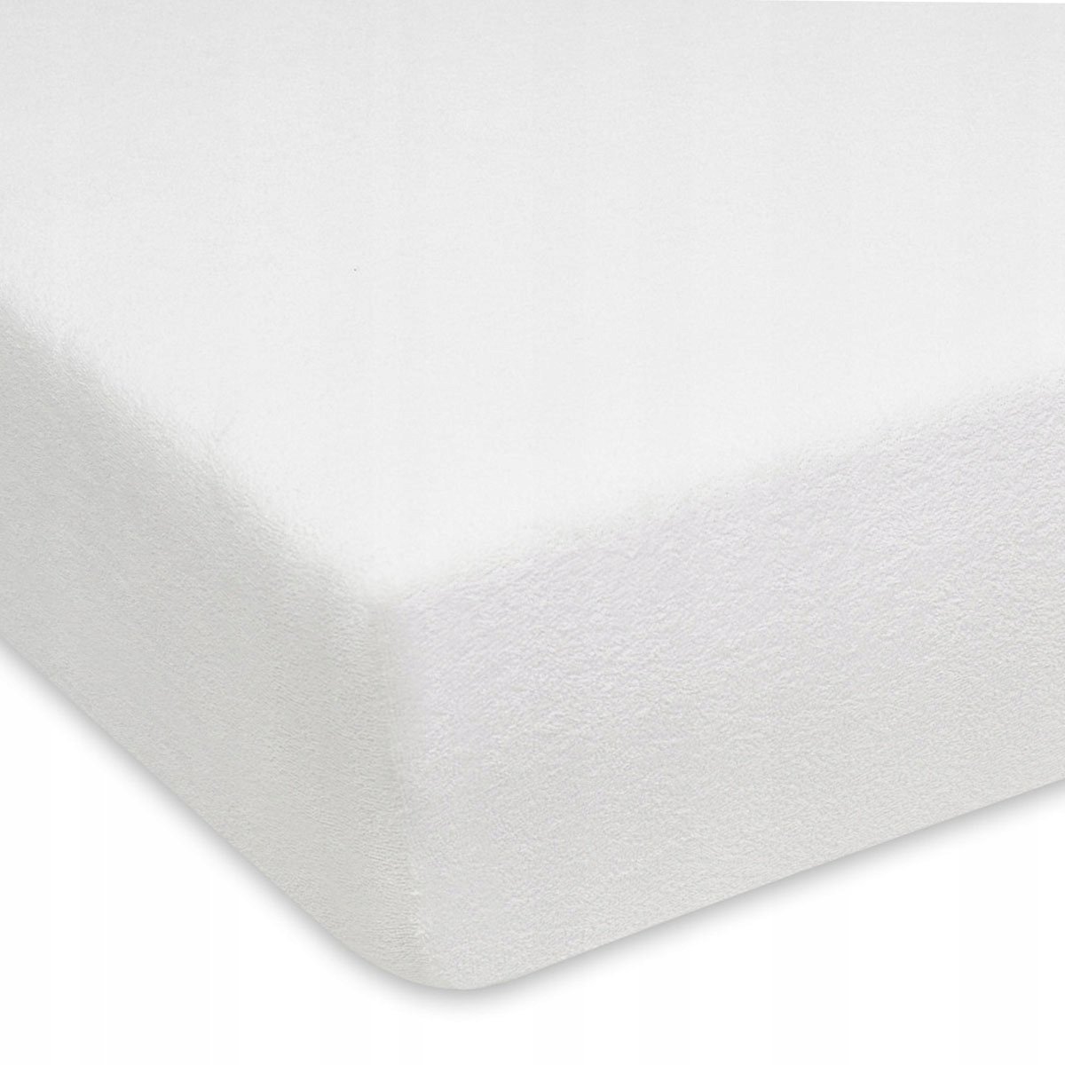 Hoeslaken Badstof Wit 180x200 cm - Hoge kwaliteit