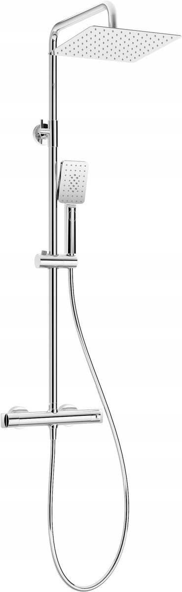 Deante Douchekolom met Thermostatische Kraan NAC 04HT Chroom